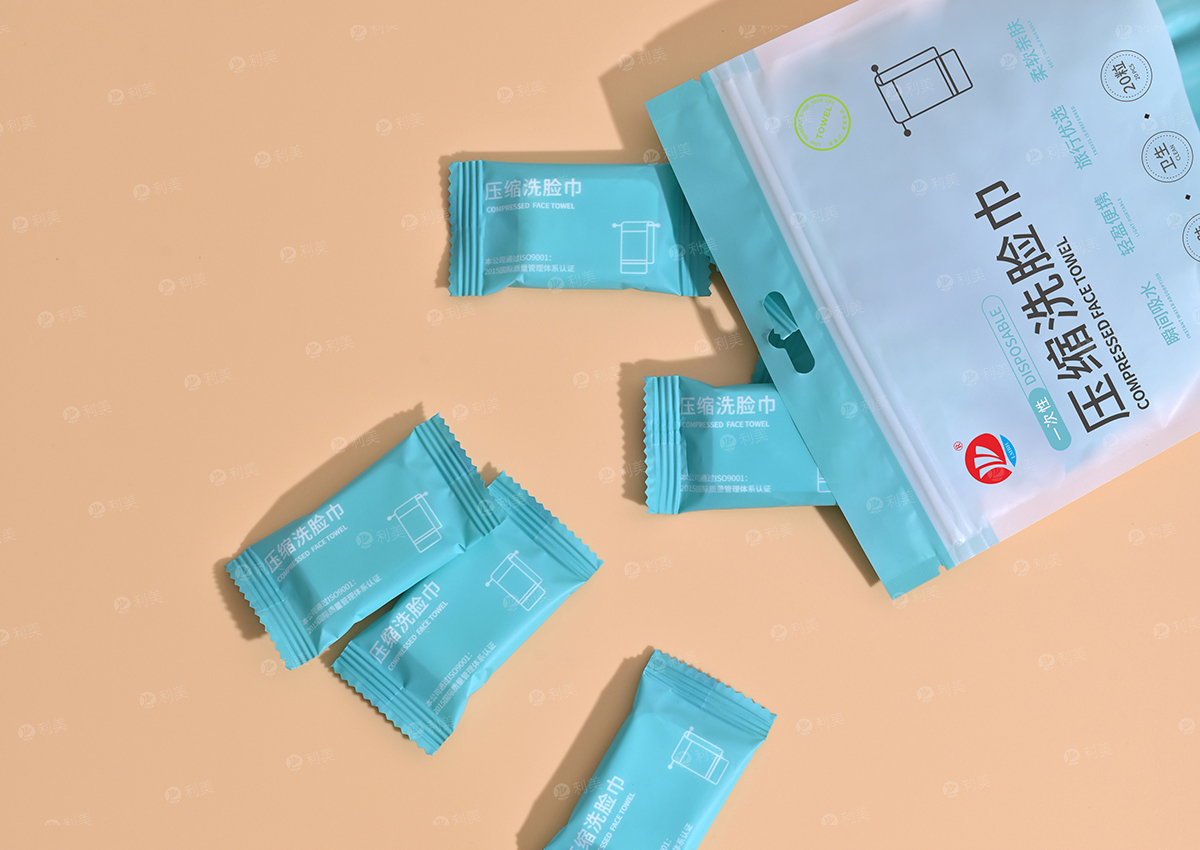 蔚藍(lán)款壓縮洗臉巾主圖第4張